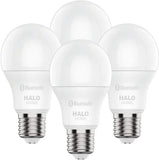 4-pack Halo Home A19 Dimmable CCT Smart LED Light Bulb Hha19089ble40a-4pk