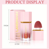 LANGMANNI 3 Colors Makeup Soft Liquid Blush Light Weght Long-lasting Liquid Blush Stick