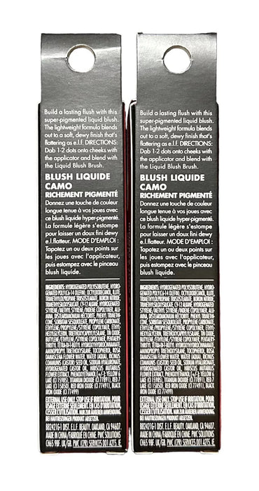 E.L.F. Camo Liquid Blush High-pigment Color Berry Well - Lot of 2