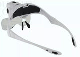 QUALITY OPTICS Illuminated Headband Magnifier Jewelers Head Visor Magnifying