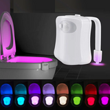 Toilet Night Light 8 Color LED Motion Activated Sensor Bathroom Bowl Seat