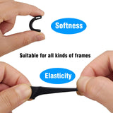 NSI 30X Anti Slip Silicone Grip Temple Holder Eye Glasses Strap Sleeve Ear Hooks Tip