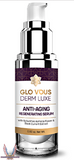 Suero regenerador antienvejecimiento GLO VOUS DERM LUXE Renew + Retore .50 oz-