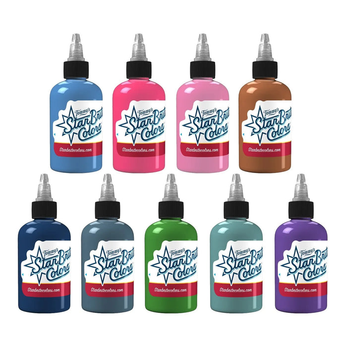 STARBRITE Tattoo Ink - 9 Color Set