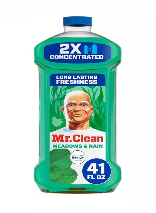 MR. CLEAN 2X Concentrated Multi Surface Cleaner with Febreze Meadows & Rain Scen