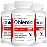 VITASOURCE Oblemic Weight Management (180 Capsules, 3 Bottles)