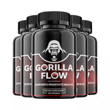 MEN Gorilla Flow Capsules Extra Strength Mens Supplement- 300 Capsules (5-Pack)