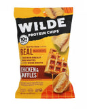 WILDE BRANDS Chicken and Waffles Chicken Chips by Wilde Chips, Thin and Crispy, High Protein 2.25oz