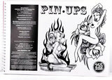 3NTINI Pin Ups Book - 3NTINI Tattoo Idea Design #7 Black & Color Flash Sketch 80 Pages