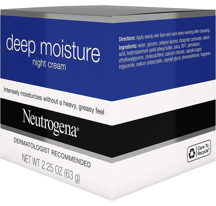 Neutrogena Deep Moisture Night Cream - 2.25 oz