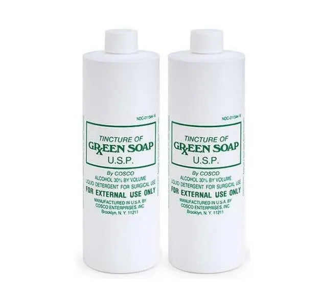 2pcs 16oz 1 Pint Bottles Pure Concentrate COSCO Tattoo GREEN SOAP Medical Supply