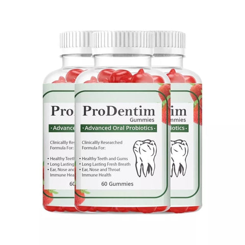 TEETH 3-pack prodentim gummies dental supplement for teeth and gums 180 gummies