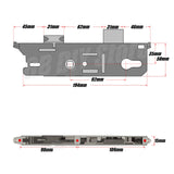 Fuhr Replacement uPVC Gear Box Door Lock Centre Case 35mm Backset Genuine