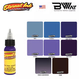 Eternal Tattoo Ink Purple Colors & Tones Individual Single Bottles 1/2 oz 15ml (LAVANDER)