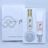 THE HISTORY OF WHOO Royal Whitening 3-Step Gift Set 3 Items Anti Aging K-Beauty