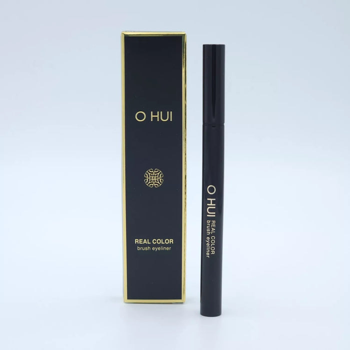 O HUI Real Color Brush Eyeliner #01 Black Makeup Smoothly K-Beauty