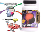 #1 BRAIN BOOSTER Increase Focus, Memory & Clarity with Nootropic Supplement 90c