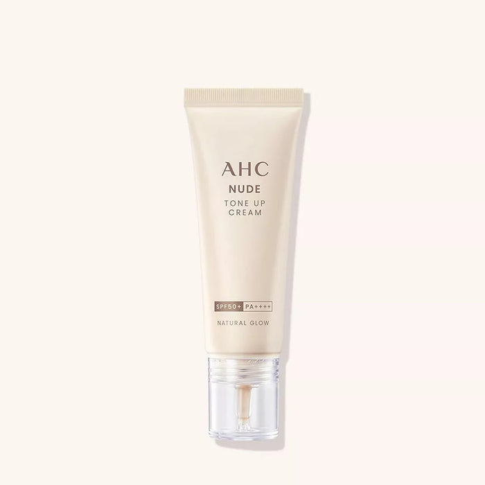 AHC Nude Tone Up Cream Natural Glow 40ml SPF50+ PA++++ K-Beauty