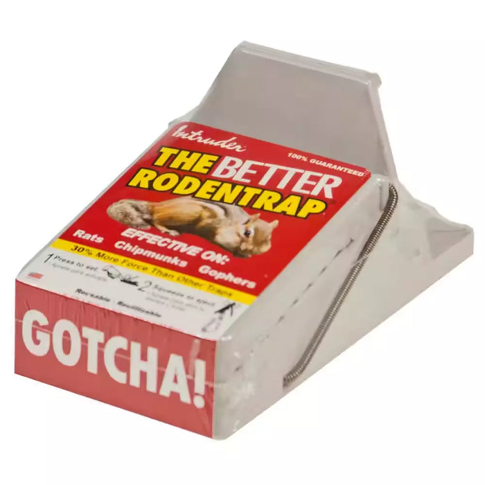 INTRUDER The Better Rodent Snap Trap (Single) Rats Gophers Chipmunks Garden Lawn