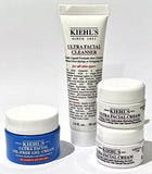 KIEHL'S Ultra Facial Travel Set Cleanser & Facial Cream & Gel Cream Travel Size