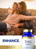 CARLYLE TMG 1400mg | 200 Caplets | Trimethylglycine | Non-GMO Gluten