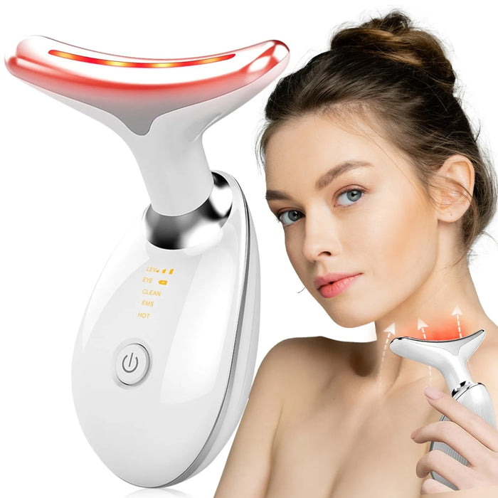 7 in One Red Light Therapy Anti Aging Face Massager Electric Face Lift Device
