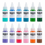 DYNAMIC COLOR CO. Primary Tattoo Ink Set #1 - All Colors 1oz