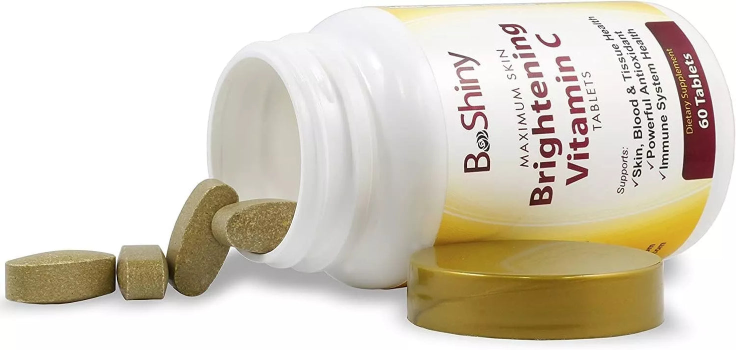 BESHINY Vitamin C 1000mg Antioxidant Skin Brightening with Rose Hips Bioflavonoids