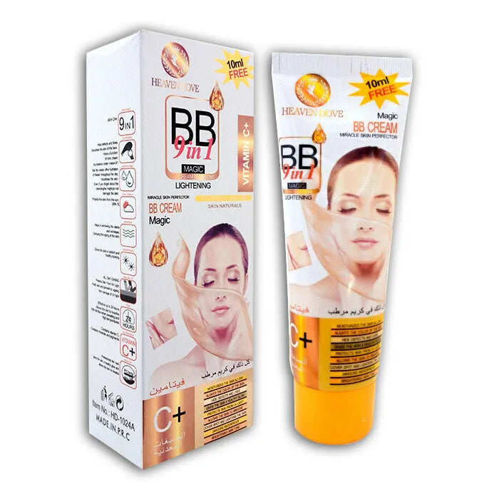 HEAVEN DONE BB 9 in 1 Magic Lightening Cream with Vitamin C 50ml + 10ml Free 1X