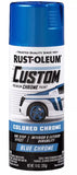 RUST-OLEUM Automotive Custom Chrome Spray Paint Choose color ( Black,Red,Blue)