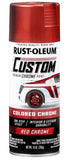 RUST-OLEUM Automotive Custom Chrome Spray Paint Choose color ( Black,Red,Blue)