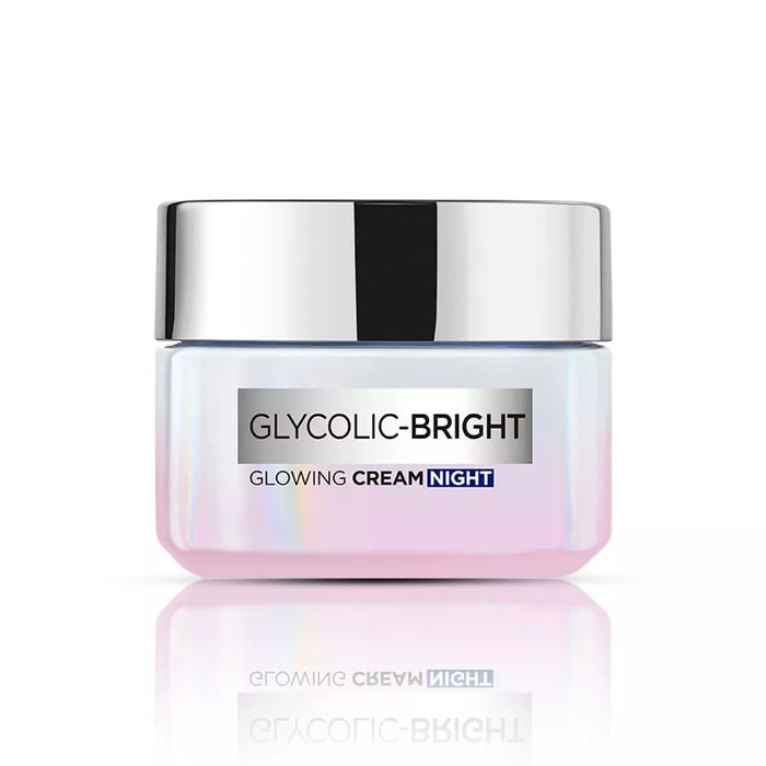 L'Oreal Paris Glycolic Bright Glowing Night Cream with Glycolic Acid 50ml