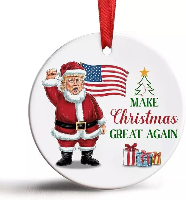 Donald trump ornament, Make America Great Again Christmas gift