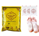 LANNA FOOT PATCH 10x Lanna Foot Detox Pads Patch Thailand Natural Herbal Herb Traditional Treat