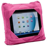 GoGo Multifunctional Pillow Pink Ipad Tablet Holder Travel Stand Neck Rest Plush