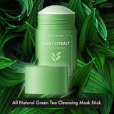 GLAMZA Green Tea Mask Stick Facial Cleansing Oil Acne Blackhead Control Deep Clean Pore