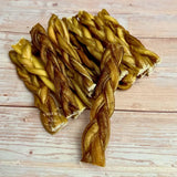 Extra Hard Braided Bully Sticks for Dogs, All Natural Dog Treats- Count 1pack single