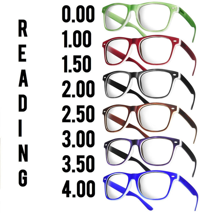 Reading Glasses +1.5 +2.5 Unisex  20 Models Trendy Designer Spring Men Women