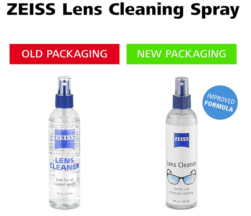 ZEISS Lens Cleaning Solution Kit (8 fl. oz. 2 pk.) 2 Bottles of Lens Spray 2