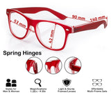 Reading Glasses +1.5 +2.5 Unisex  20 Models Trendy Designer Spring Men Women