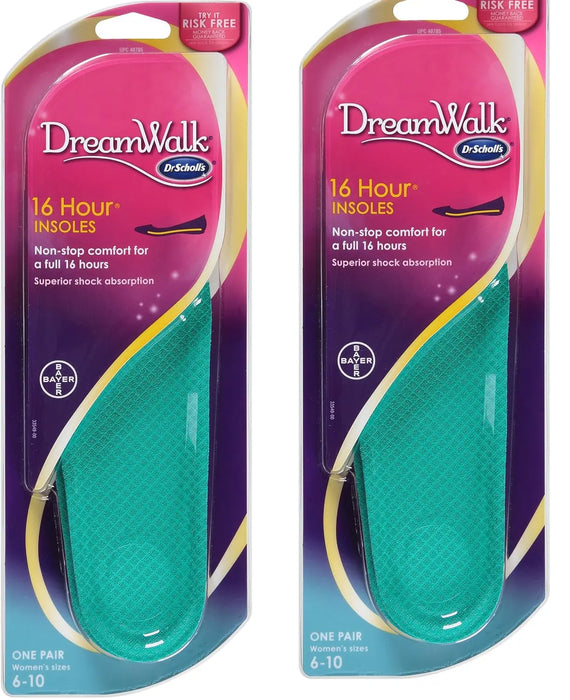 DR. SCHOLL'S DreamWalk High Heel Insoles Women Size 6-10 2packs