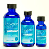 Glycolic Acid Face Peel Kit Medical Grade Pure Acne Scars Wrinkles Anti-Aging 10% 1oz