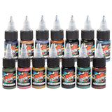 MILLENNIUM MOM'S Tattoo Ink - 14 Earthtone Color Set - 1/2 oz