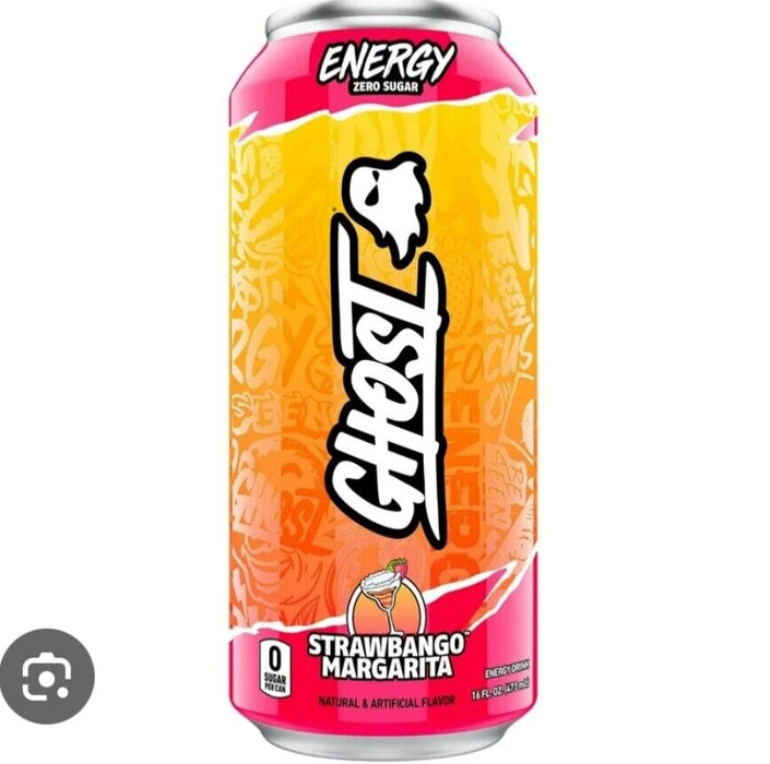 RARE! GHOST Energy Drink STRAWBANGO MARGARITA * Limited Edition*