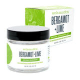 SCHMIDT'S Natural Deodorant - Bergamot and Lime, 2 ounces. Jar for Women and Men