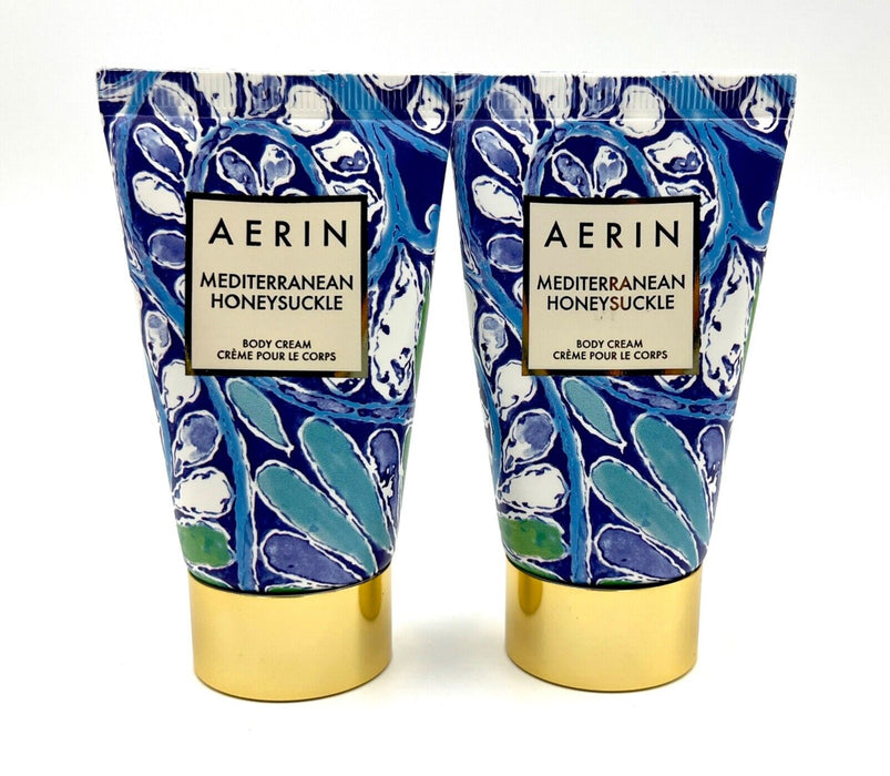 AERIN Mediterranean Honey Suckle Body Cream 1 oz / 30 ml Each Lot of 2