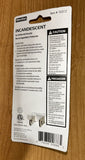 Incandescent Security Night Light Manual on off Switch Plug in Clear Shade