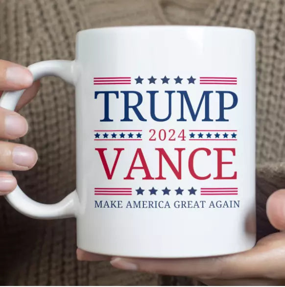 Trump Vance 2024 Election Make America Great Again Coffee Mug 11z oz Gift