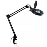 QUALITY OPTICS Led 8D Desk Table Clamp Mount Magnifier Lamp Light Magnifying Glass Lens