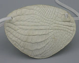 ALLIGATOR - BONE WHITE, Replaceable Elastic, Handmade  World's Best Eye Patch